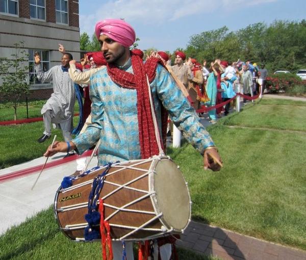 Dholi Deep Leading a Baraat