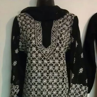 Long hand stitched Long Kurti